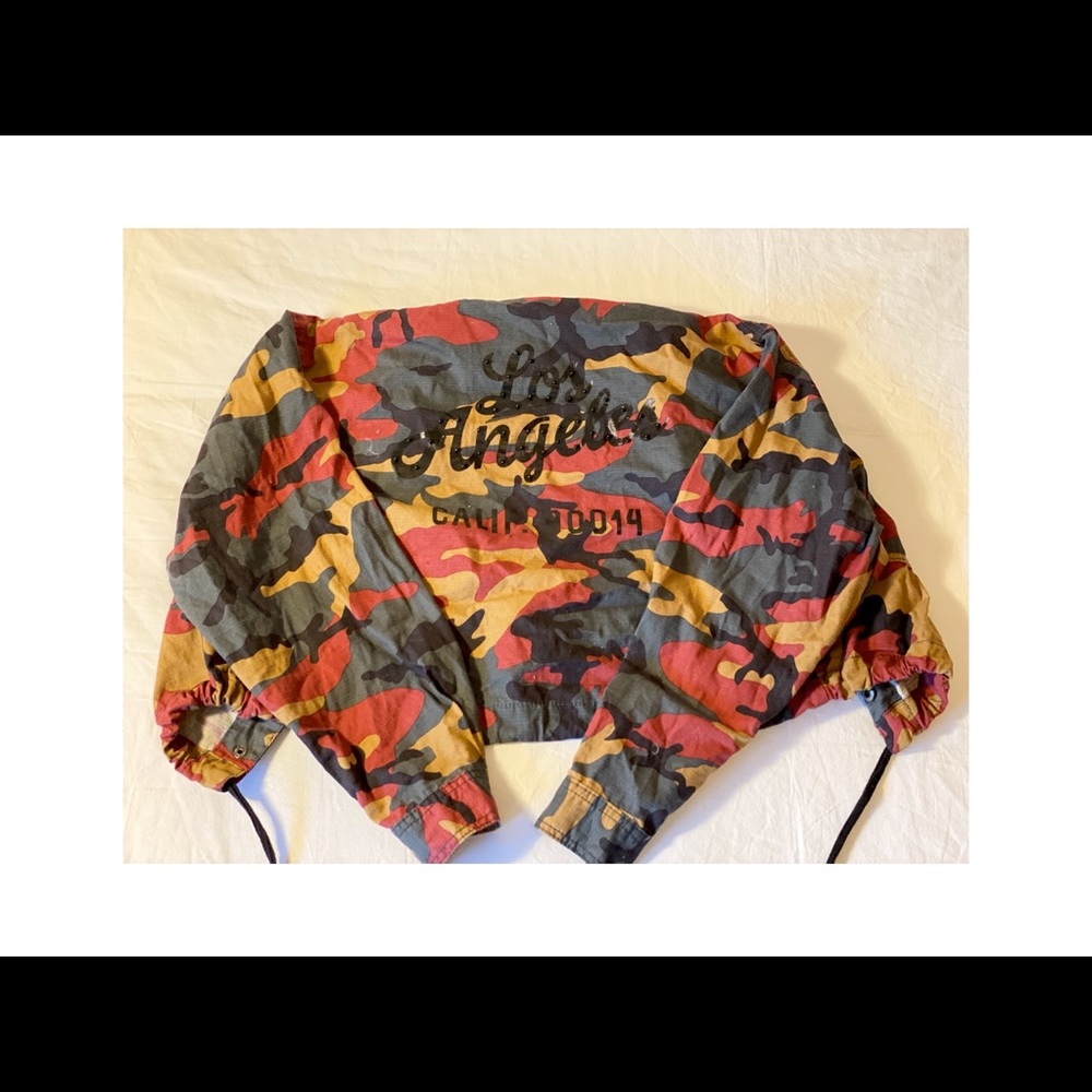 LA Camo Crop Jacket